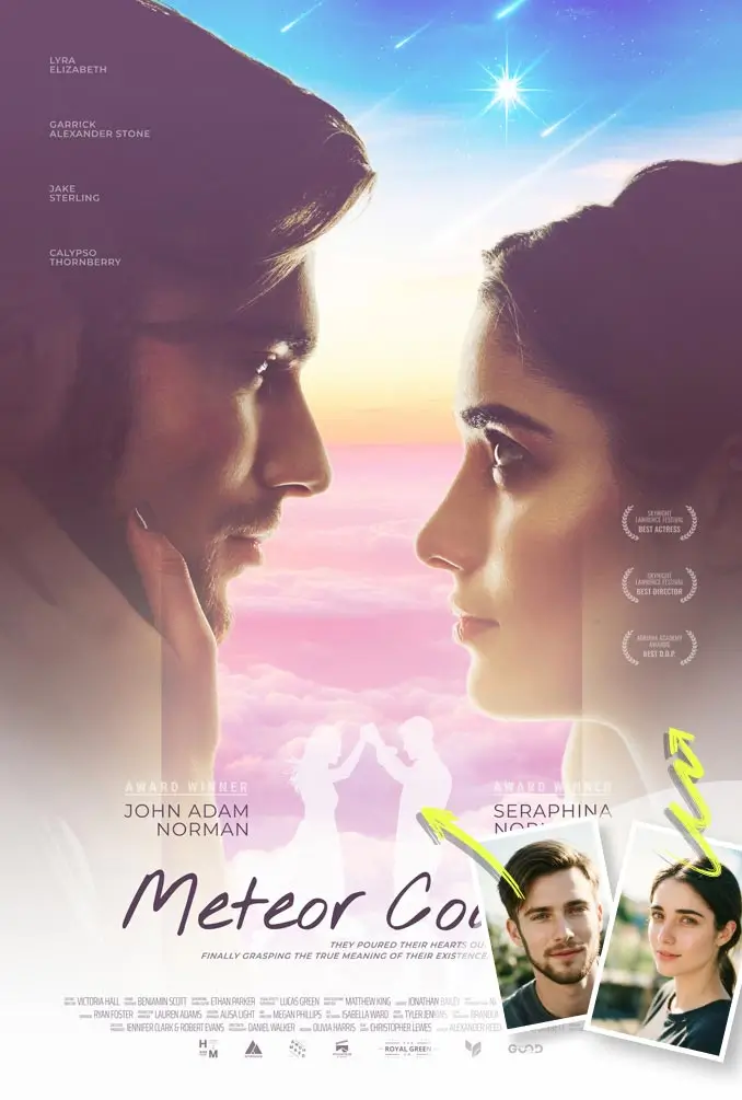 Custom movie poster for anniversary gift – Epic Romantic Drama