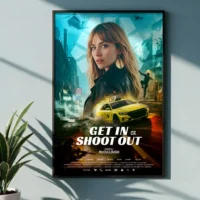 Cinematic film poster for her displayed front-facing on a wall