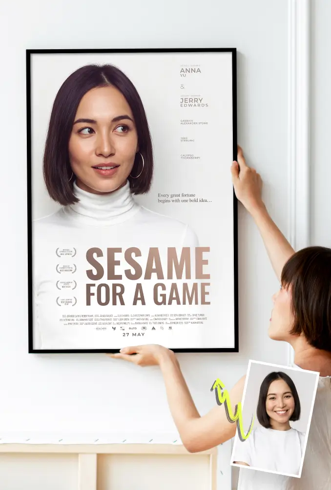 Personalized birthday & corporate gift for her - Corporate comedy-thriller cinematic design