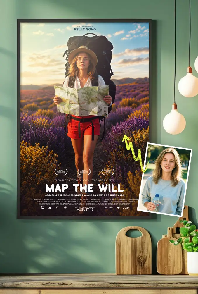 Personalized birthday & corporate gift for her - Self discovery adventure cinematic design