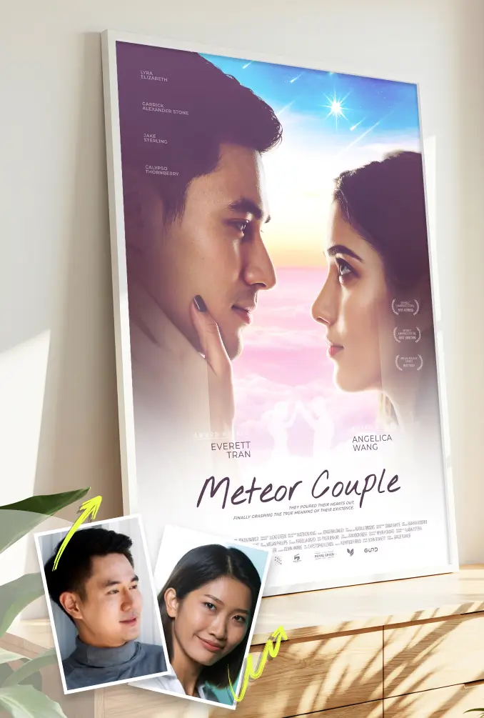 Custom movie poster for anniversary gift – Epic Romantic Drama
