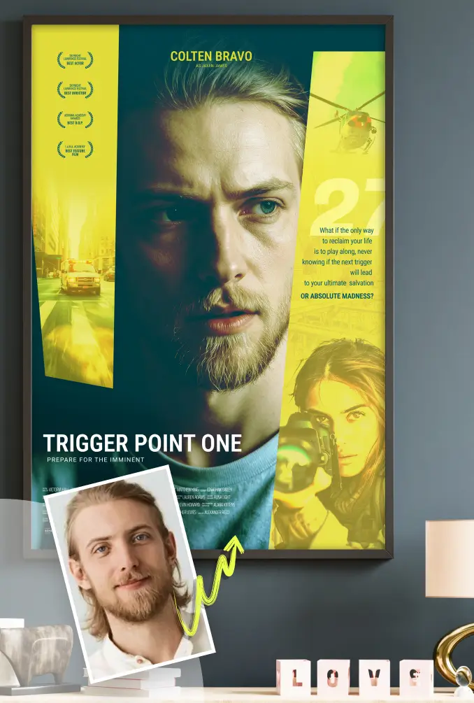 Personalized birthday or corporate gift for her – One mam against all cinematic design