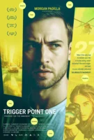 An instructional thriller poster product image where key elements are marked with labels